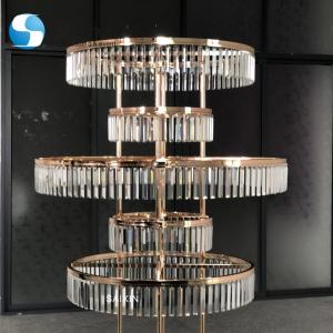 ZT-553 New design for wedding gold decoration table tree centerpiece hanging