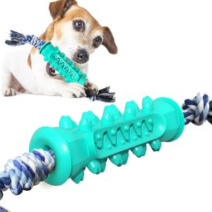 Non Toxic Rubber Chew Toys For Teething Puppies 15-30 LBS Dog Improving Dental