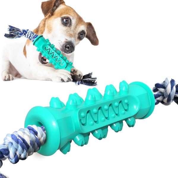 Non Toxic Rubber Chew Toys For Teething Puppies 15-30 LBS Dog Improving Dental