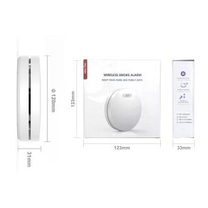 Ultra Thin Standalone Photoelectric Smoke Detector Sensor Fire Alarm