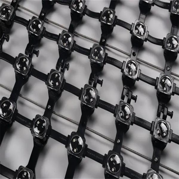 Soft LED Pixel Mesh Screen P62.5 DC12V Outdoor Foldable LED Mesh Curtain For