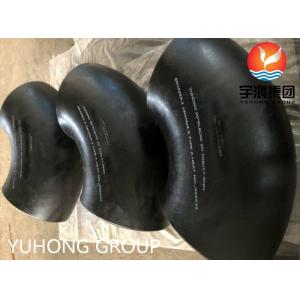EN10253-2 13CRMO4-5 Type-A Carbon Steel 90 Degree Elbow Black Painting Butt Weld