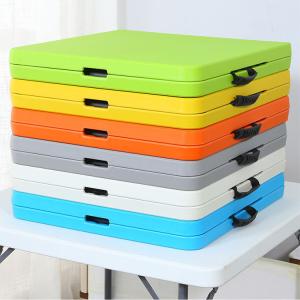 Portable HDPE Plastic Metal Adjustable Folding Table for Hotel Restaurant and