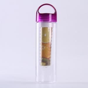 Leakproof 700ml 800ml Water Bottle Custom Print BPA Free Insulated Fruit Infuser