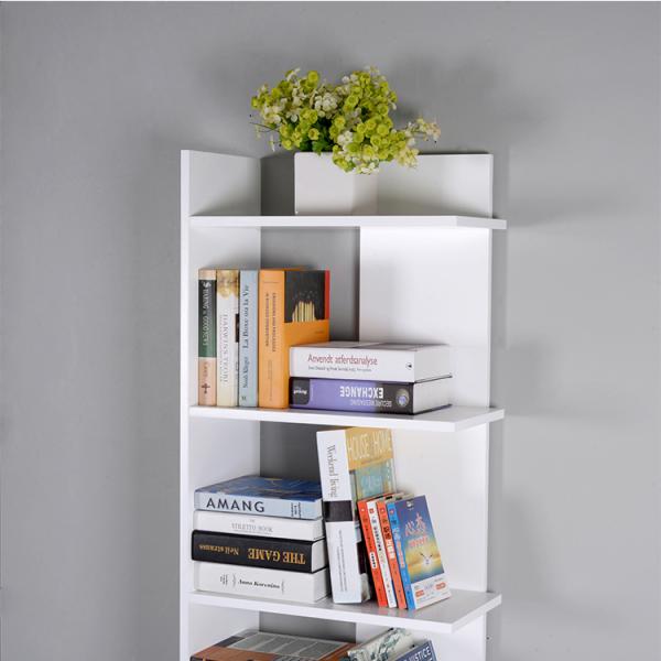 E1 MDF Wooden Corner Bookshelf