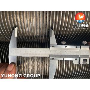 ASTM A312 TP304H Stainless Steel HFW Spiral Welding Finned Tube Heat exchanger