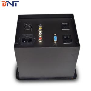Multi Function Desktop Power Sockets , Conference Black USA Power Plug