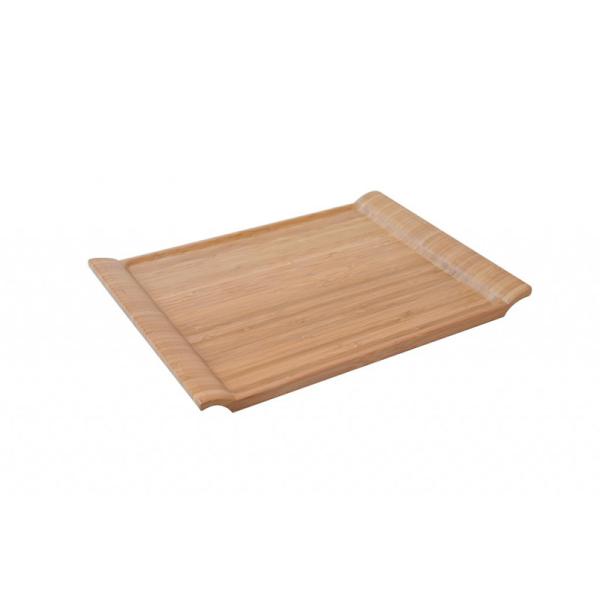 Quality modern wood serving tray with unique handle wholesale