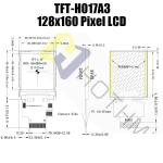 1.44 Inch LCD Display Module TFT Display 128x160 Tft Color Monitor for wearable