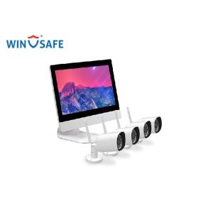 4pcs WiFi 720P/960P/1080P Wireless IP Camera System & 1pcs 4CH NVR with Monitor