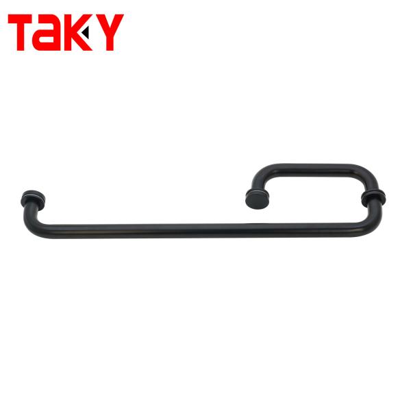 High Quality G shape Stainless Steel Glass Door Handle Hotel Bathrooms Handle