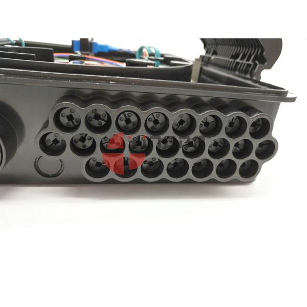 24 Cores Drop Cable Fiber Opitc Termination Box , 24 pcs SC Fiber Optic Splitter Box PC+ABS Flip Cover