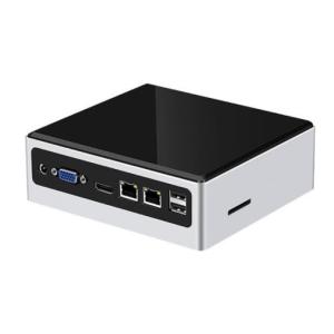LPDDR4 Dual Lan Mini PC , Gaming Desktop Computers Intel Core I3/I5/I7 Fan