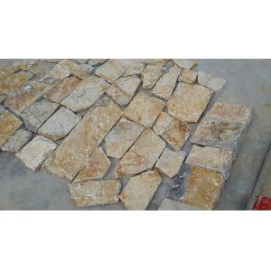 Yellow Slate Fieldstone Natural Slate Random Flagstone Castle Rock Veneer