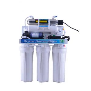 6 Stage Domestic UV Water Purifier Filter 75GPD 100GPD capacity