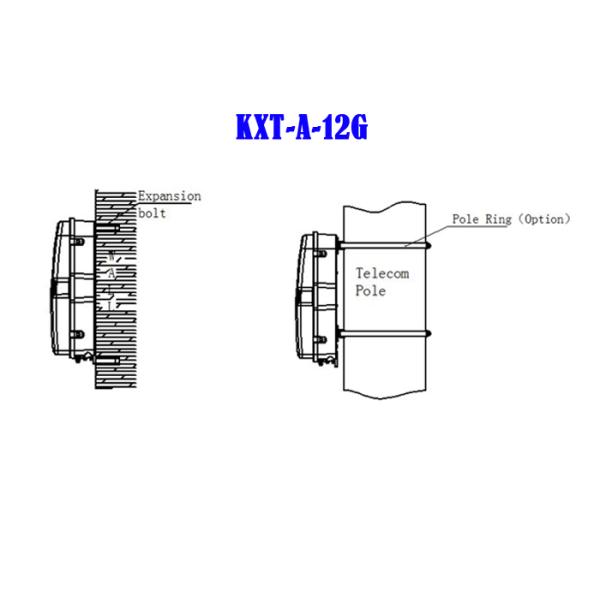 12 Core Fiber Optic Distribution Box , Fiber Optic Joint Box Wall Hanging