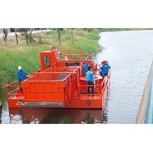 10 cubic capacity of Lake Weed Cutter Machine are used to collect and clean