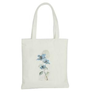 Wear Resistant Reusable Canvas Shopping Tote Bag Foldable Multi Purpose