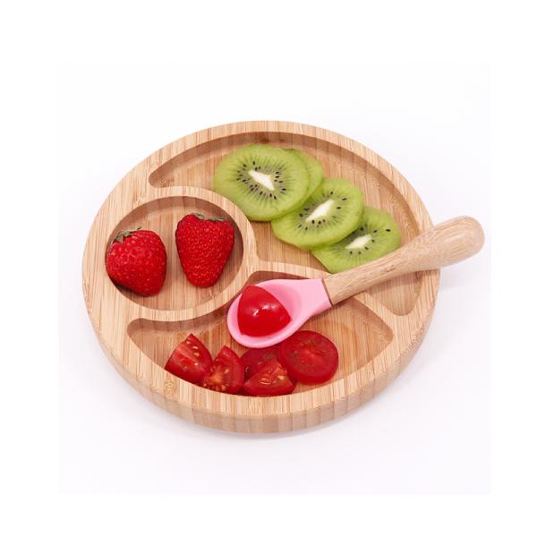 Custom ECO Bamboo Food Plates with Serving Tray Occasion Giveaways 20x20x3cm