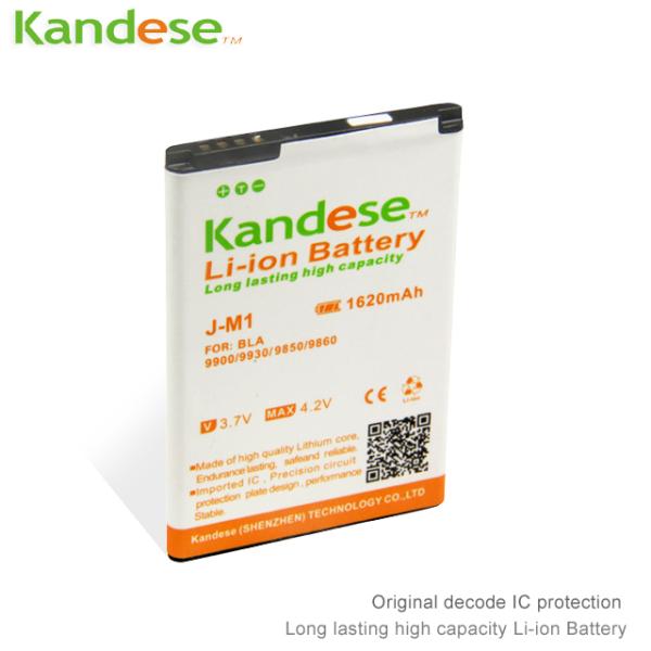 New Repalcement Mobile Phone Battery 1620mAh Capacity For Blackberry J-M1 JM1 J