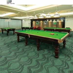 Green Printed Nylon Polyester Carpet / Cut Pile Nylon Carpet Eco - Friendly