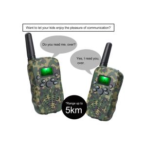 Child Friendly Design Camouflage Walkie Talkie With Channel Locked Function