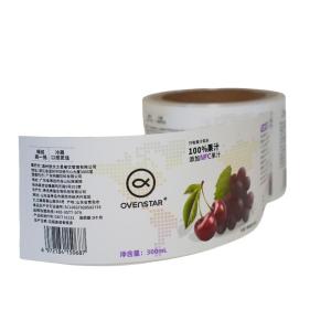 food and beverage labels custom roll label unique application