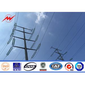 Outside ASTM A123 Electrical Power Pole High Strength 10kV - 220kV Power