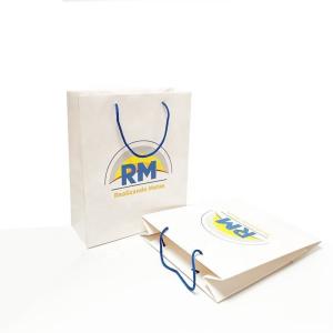 Customized Size Business Gift Shopping Paper Bag with Handle and Customized Logo