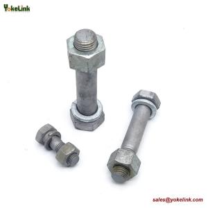 M20X2.50 ASTM F3125M Grade A325M Hot Dipped Galvanized Steel Structural Bolt w