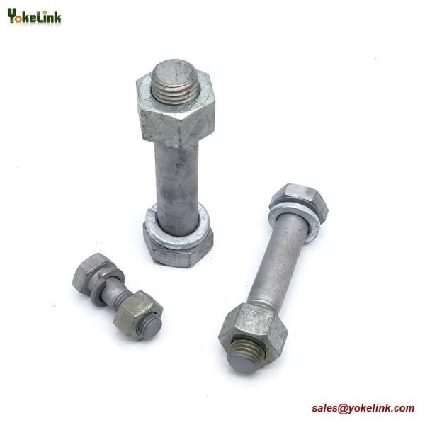 M20X2.50 ASTM F3125M Grade A325M Hot Dipped Galvanized Steel Structural Bolt w