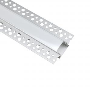 Cheap LED Strip Light Recessed Drywall Aluminium Channel Extrusion For Plaster Gypsum for sale