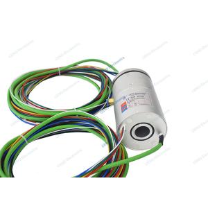 Integrated Ethernet Signal Power Electrical Slip Rings 30rpm With Pneumatic