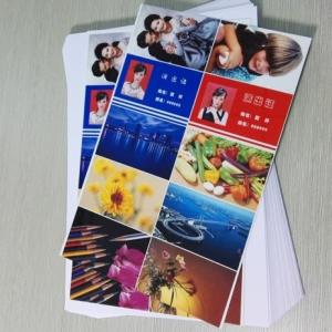 Cheap White Inkjet PVC Sheet A4 Size 210x297mm Waterproof and Durable for ID Card Printing for sale