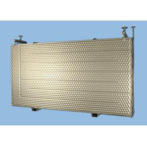 SS Fiber Heat Exchanger Pillow Plate Laser Welded 0.8mm Thickness