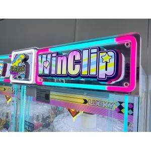 Mini Prize Arcade Games 220V 100W Win Coin Operated Lucky Clip Prize Machine