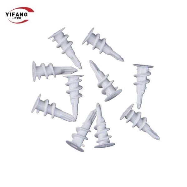 Quality High Rigidity Plastic Wall Anchors Gyprock Screw Plugs For Building Materials wholesale