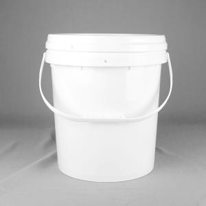 Stackable 20Liter Plastic Or Metal Buckets With UV Resistant Snap On Lid