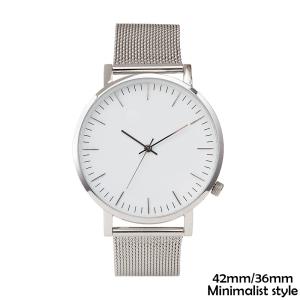 Cheap Classic Silver Minimalist Waterproof Watch Japanese Quartz Private Label for sale
