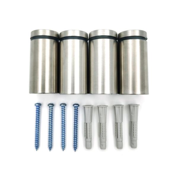 Hollow Advertising Standoff Fixing Clamp Display Clip Stainless Steel Advertisem