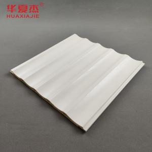 275mm X 9mm Weatherproof WPC Wavy Wall Panel With White Color