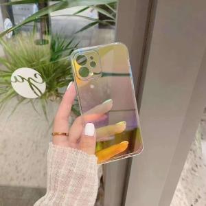 Electroplated Shockproof Phone Cases For Iphone 11 12 Pro Max Gradient Design
