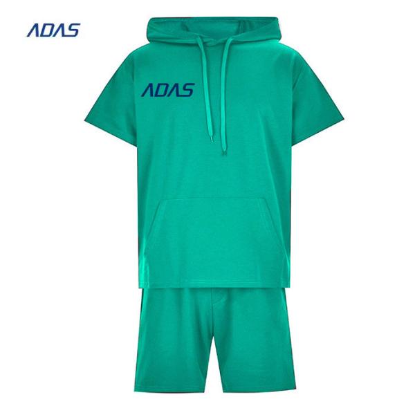 Quality Fleece 100% Polyester Sublimation Hoodies Short Sleeve Shirts Bulk wholesale