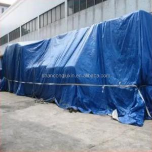 Custom 150gsm HDPE Tarpaulin with LDPE Lamination and Width 2m-100m Blue Pe