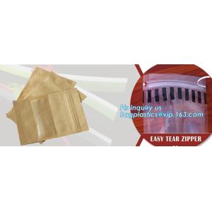 Smell Proof Zipper TPU Coaed Weldable To TPU PVC Waterproof Airtight Zipper For