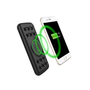 Suction Cup 10000mAh 9V 2A Wireless Charge Power Bank