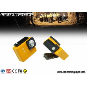 yellow GLC-3A 6000Lux rechargeable safety mining lamp with 3.2Ah battery