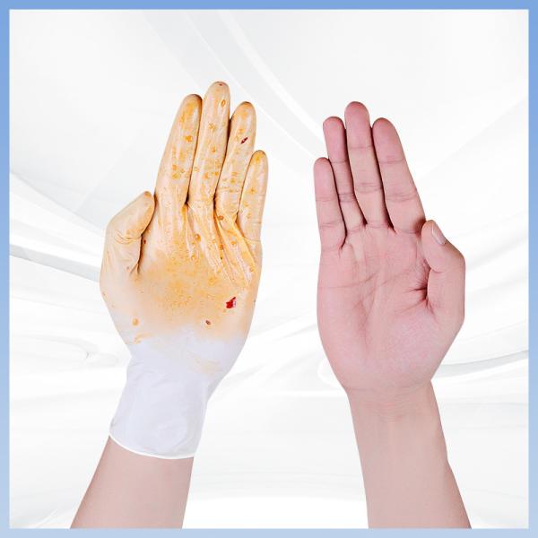 Quality White Latex Gloves Safe And Sanitary Disposable Latex Gloves For Clean Handling wholesale