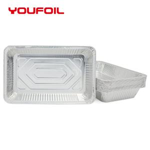 China Barbecue  Disposable Aluminum Foil Pan Full Size Pan Clean Surface Nontoxic on sale