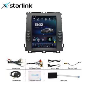 Vertical Screen Tesla Style Car Multimedia For Toyota Prado LC100 LC120 2002